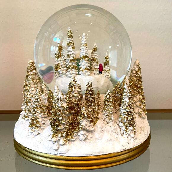 Martha Stewart Musical Santa Christmas Village Water Snow Globe NEW - Picture 15 of 16